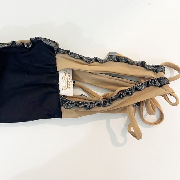 Beach Bunny Smoke & Mirrors Bandeau Bikini Top Cut Out - Size Medium - Picture 3 of 5